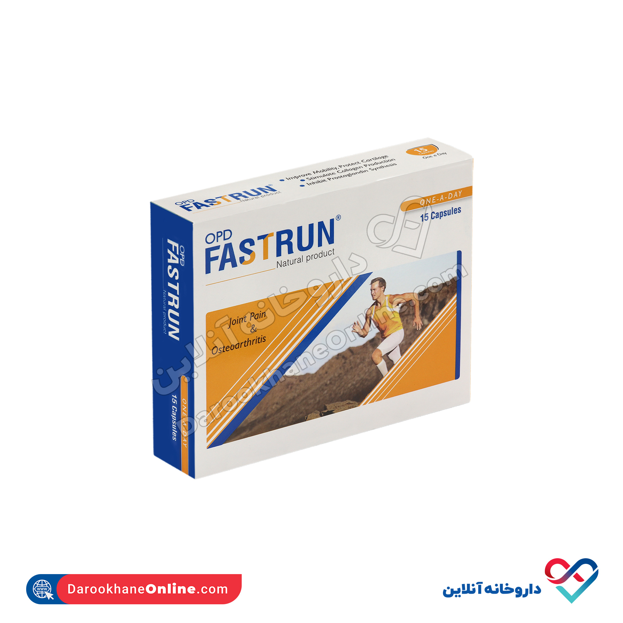 fastrun.jpg کپسول فست ران او پی دی فارما 15 عدد - Image 1